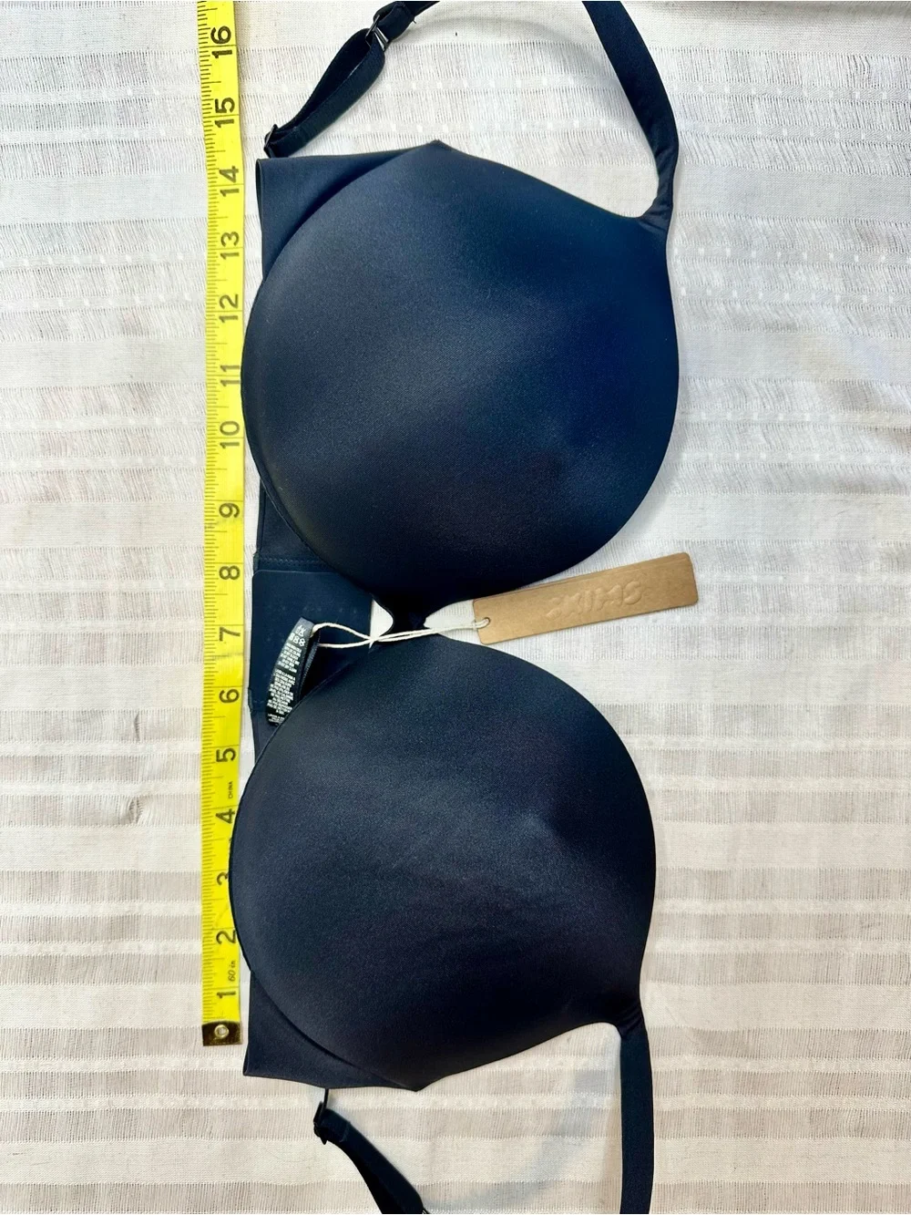 NWT Skims Ultimate Collection push-up plunge bra in Onyx black, size 36D - Picture 4 of 8